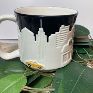 Collectable New York City, skyline, Starbucks  Black and White Mug